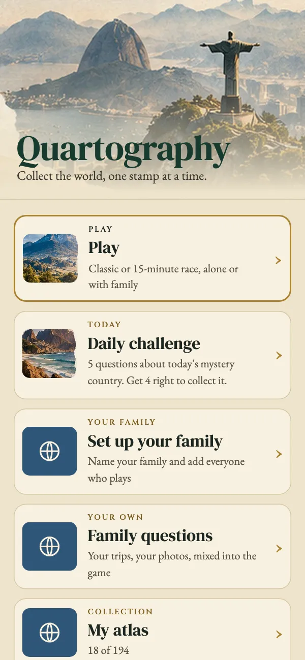 Daily challenge: five questions about today&rsquo;s mystery country.